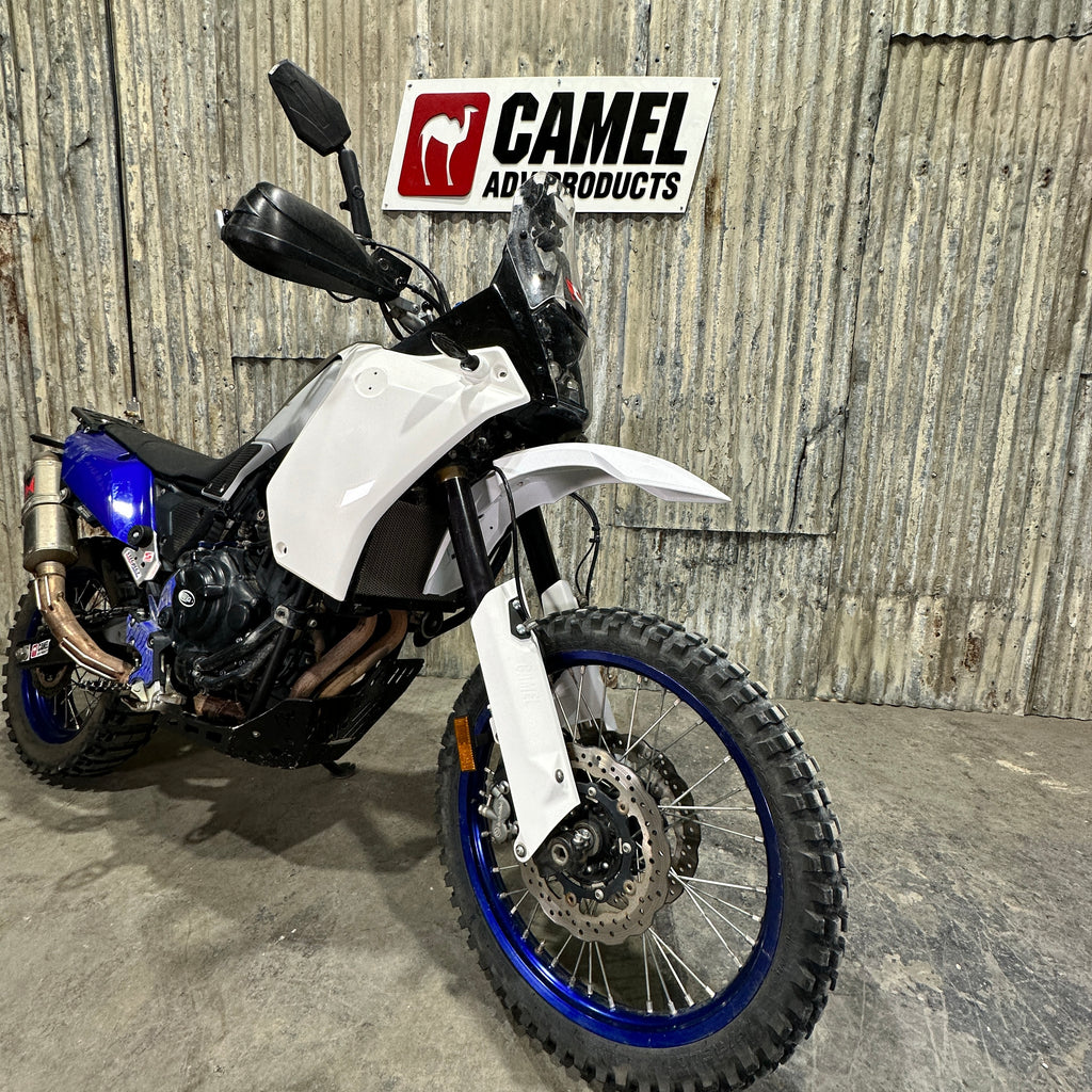 Camel ADV Yamaha T7 Fork Guards Matte White