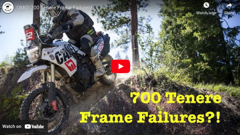 OMG! 700 Tenere Frame Failures!