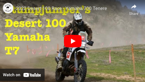 2022 Desert 100 Race - Yamaha 700 Tenere
