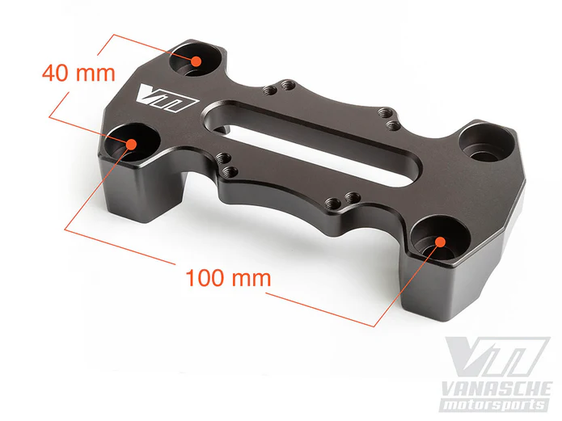 Tenere Bar Top Clamp w/AMPs Pattern