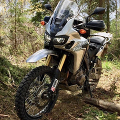 Honda Africa Twin CRF1000L Camel ADV Products high fender mud packed broken fender
