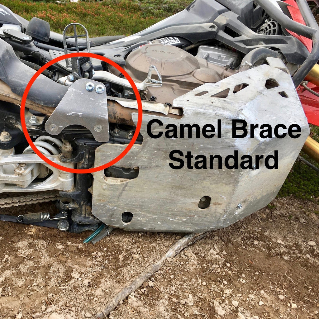 Camel Brace prevents broken footpeg mount on Honda Africa Twin CRF1000L